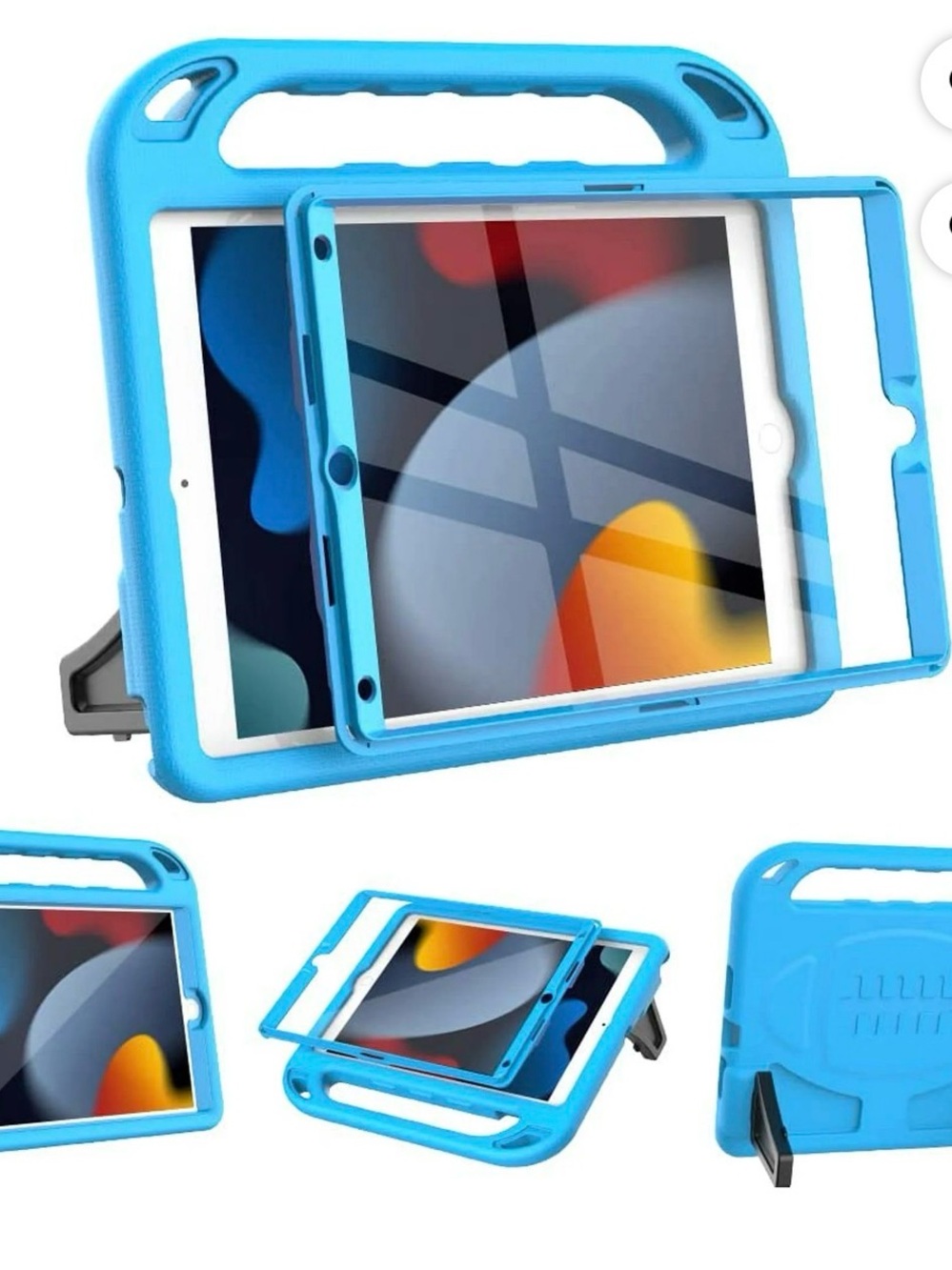 Blue Kids Tablet Carrying Case with Stand